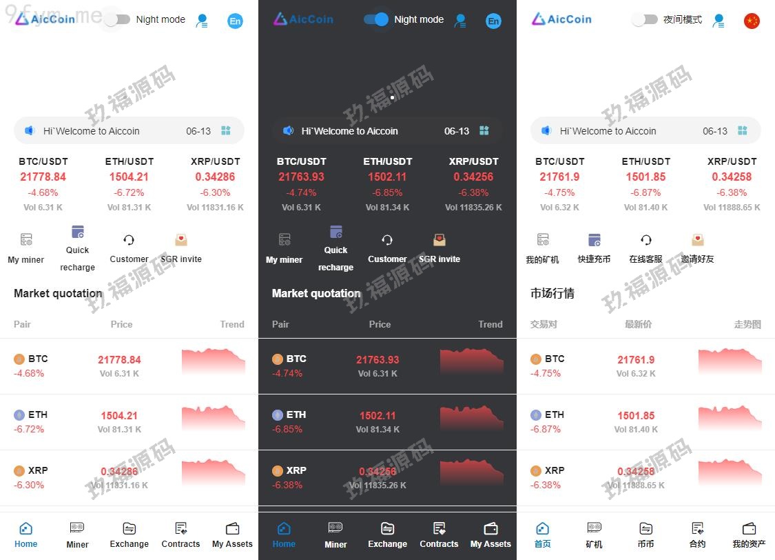 【精品源码】Bbucoin5国语言币币交易所/日夜模式/矿机/秒合约/期权/带开源工程及搭建教程【代码开源】