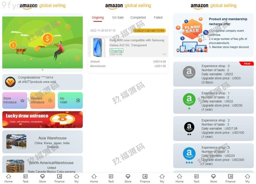 【精品源码】玖福多语言亚马逊刷单抢单/预约派单/刷单派单系统【代码开源】