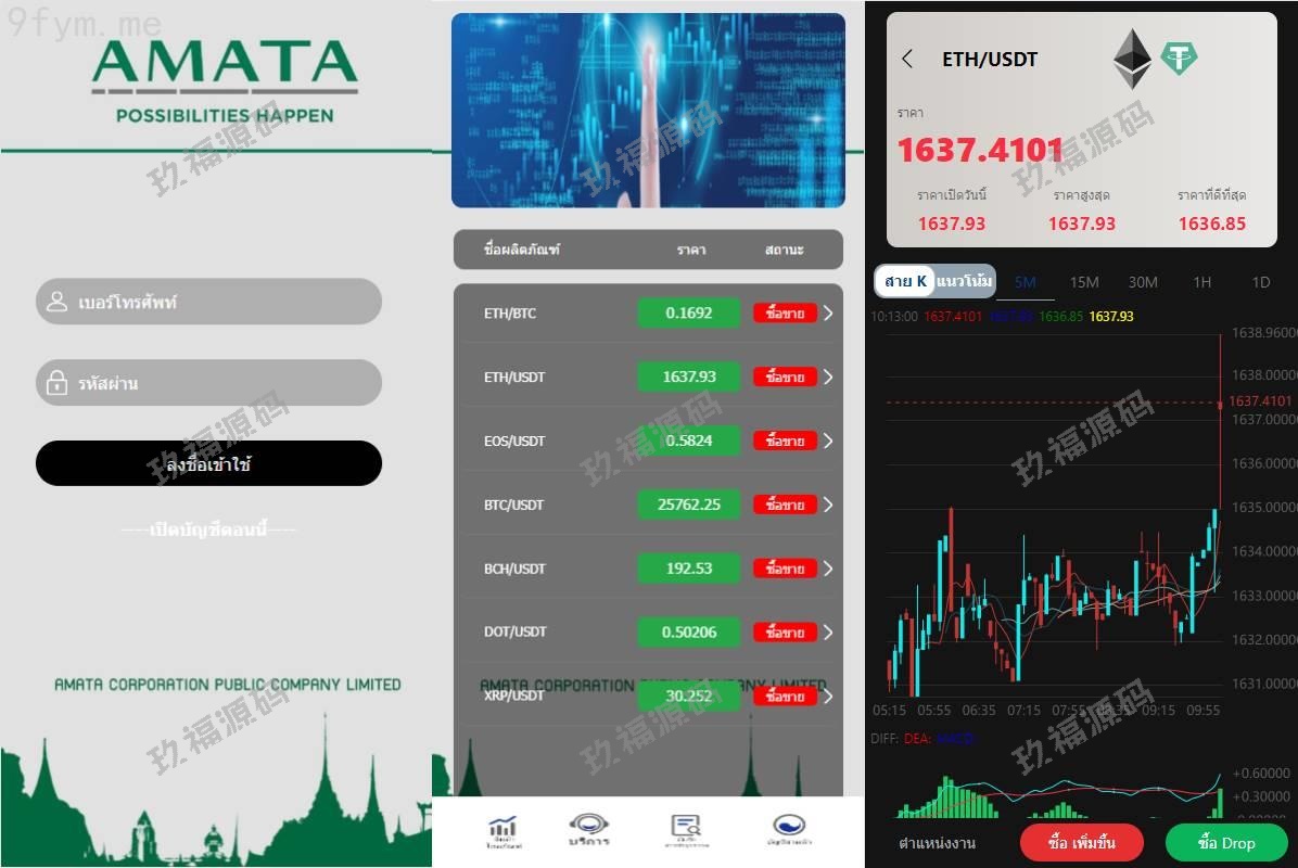【精品源码】泰语微盘系统/虚拟币微交易系统/伪交易所系统【代码开源】