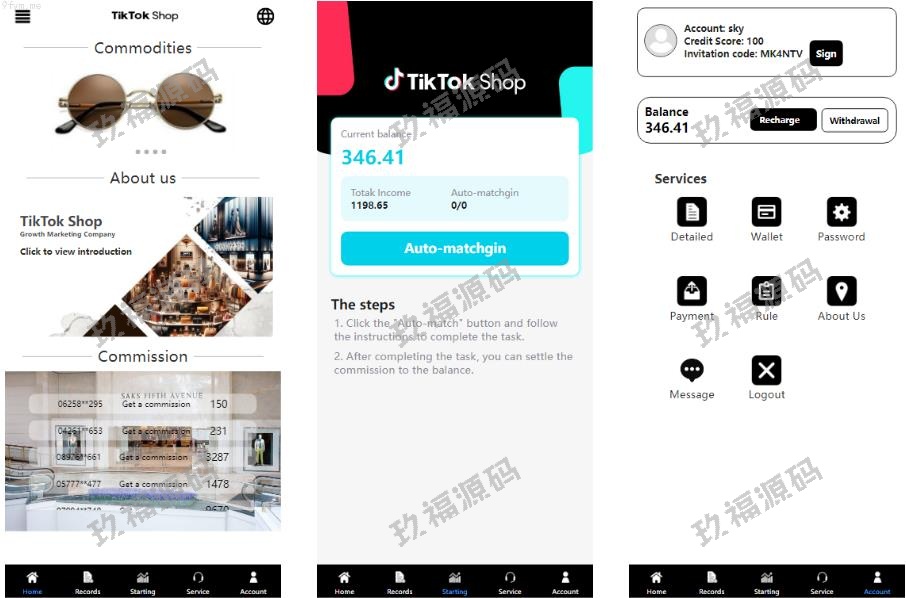 【精品源码】商业运营版本2025全新源码多语言TIKTOK刷单 玖福TIKTOK抢单刷单 策略组 打针【代码开源】