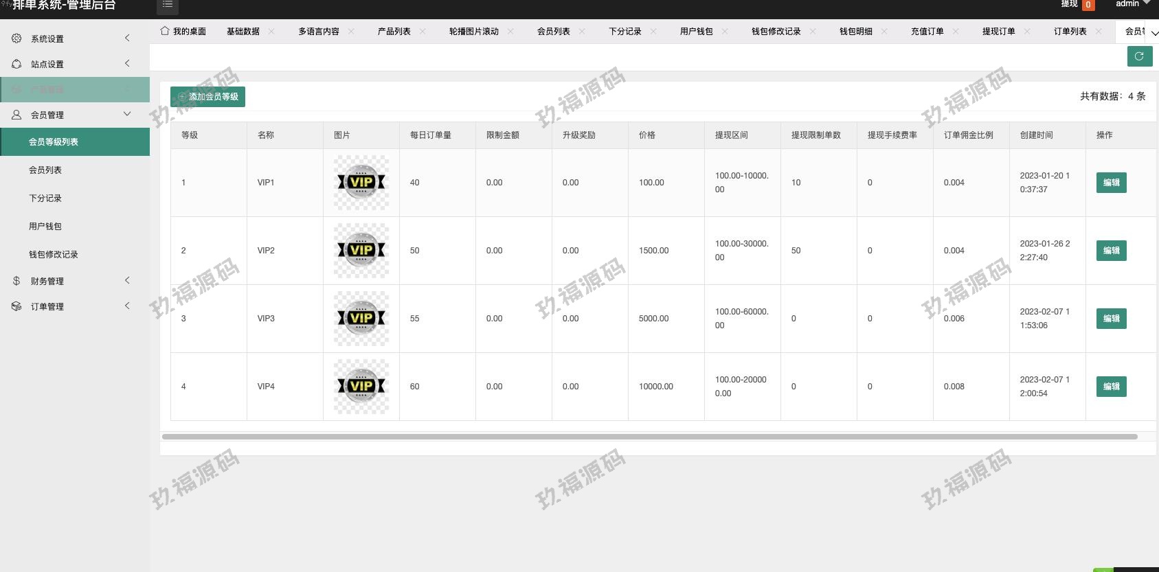【精品源码】全开源定制版本tiktok多语言玖福刷单/抢单系统/订单自动匹配系统/连单卡单/玖福源码【代码开源】