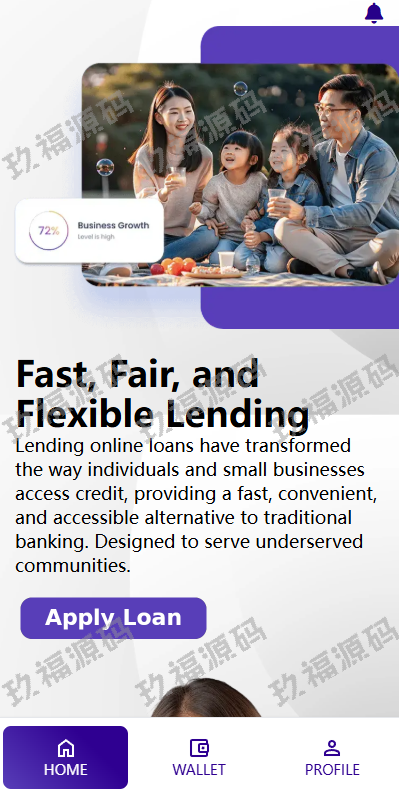 玖福贷款平台 小额贷款系统 信用分 合同 提现码